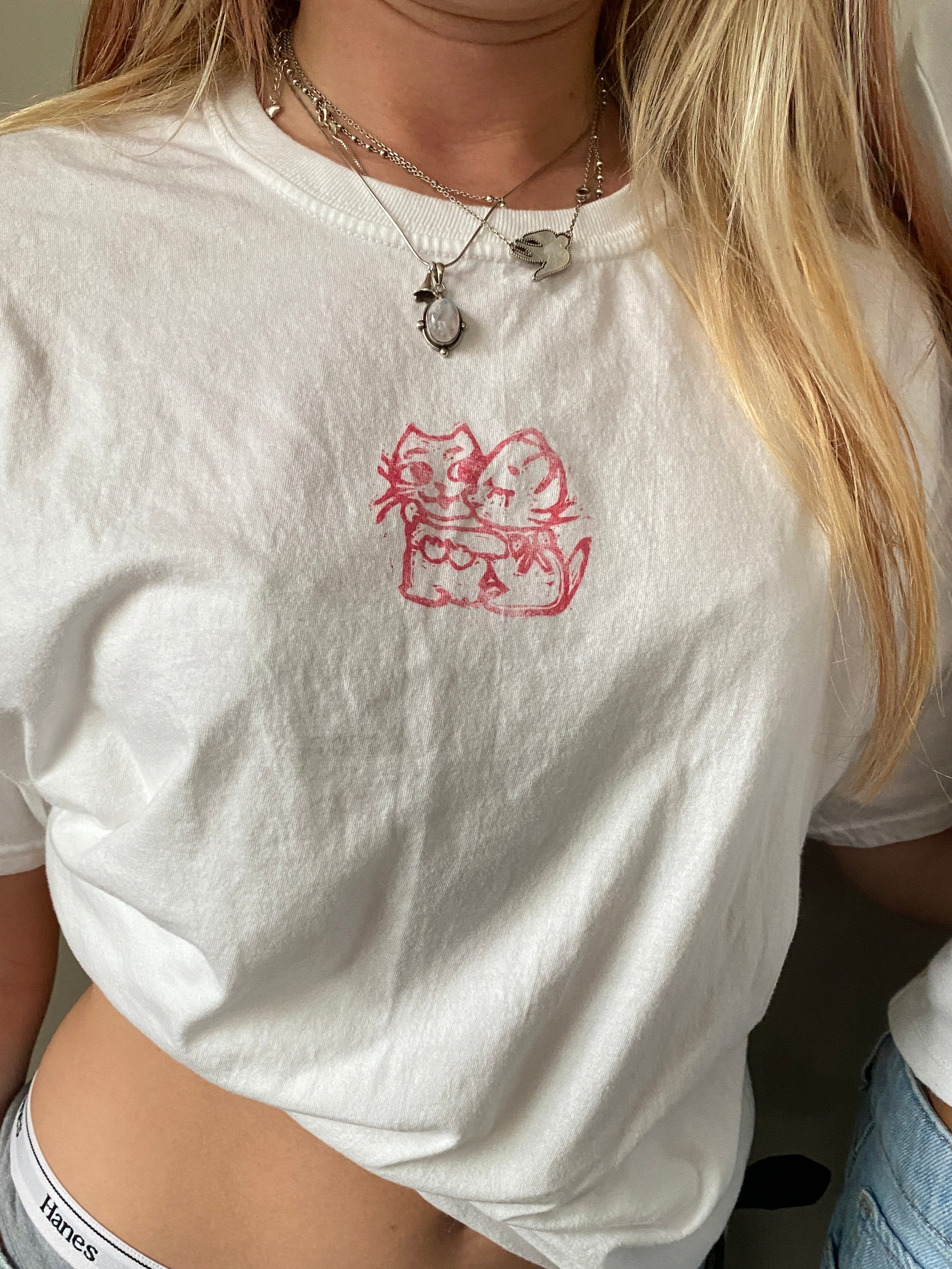 'hail' kitty t-shirt
